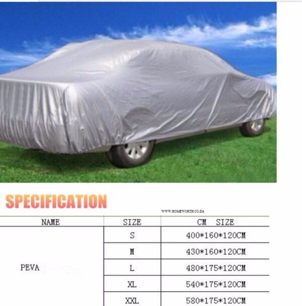 CAR COVER - AUTOMOBILE COVER - PEVA - Image 3