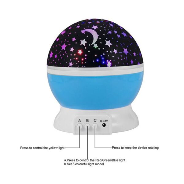 STAR MASTER ROTATING PROJECTION LAMP (CHILDREN'S NIGHT LIGHT) - Image 2