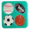 4 CUP SPORTS BALL SILICON MOULD