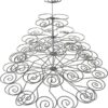 5 TIER WIRE SPIRAL CUPCAKE STAND