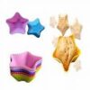 6PC SET STAR SHAPED SILICONE CUP CAKE MOULDS
