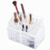CLEAR COSMETIC ORGANIZER & STORAGE BOX WITH DRAWS AND GRID - Image 5