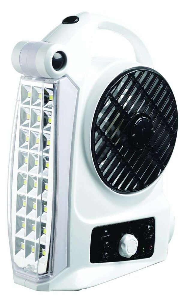 GOLDAIR RECHARGEABLE FAN LED LIGHT RADIO GRF-8105