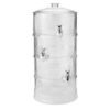 JENGA TRIPLE ACRYLIC STACKABLE 3 BEVERAGE DISPENSER WITH  ICE STORAGE BASE - Image 3