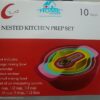 MULTI COLOUR 10PCS MIXING BOWL SET - Image 3
