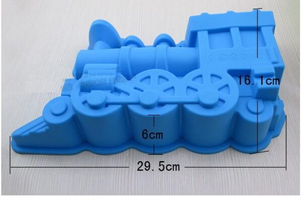 SINGLE TRAIN SILICON CAKE MOULD - Image 4
