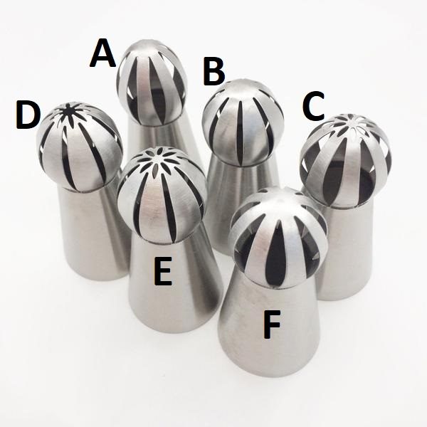 STAINLESS STEEL RUSSIAN BALL NOZZLE (individually sold)