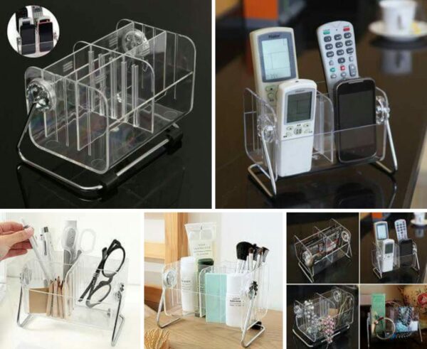 ACRYLIC REMOTE HOLDER ( 6 SLOTS) - Image 2