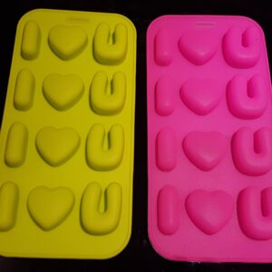 2PC LOVE SILICON CHOCOLATE MOULD