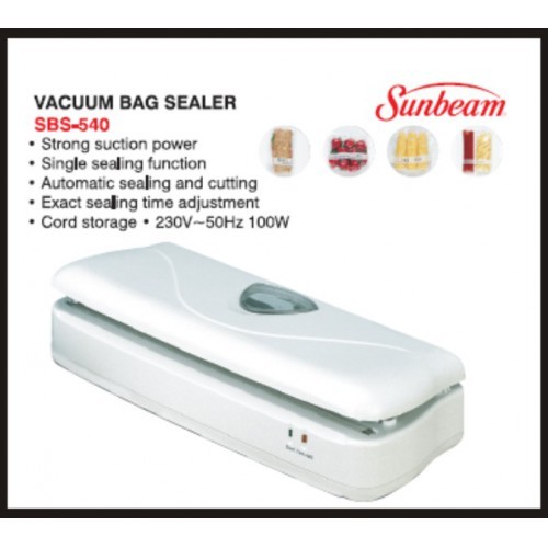 SUNBEAM ELECTRONIC VACUUM BAG SEALER Home Worth