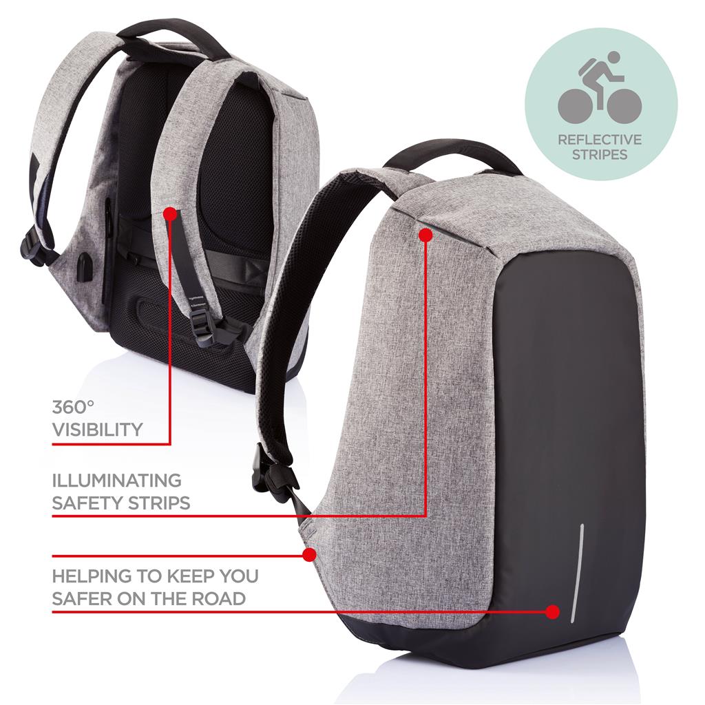 ANTI THEFT BACKPACK WITH USB CABLE - Home Worth