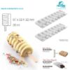 8 CAVITY SILICONE ICE CREAM MOULD - Image 5