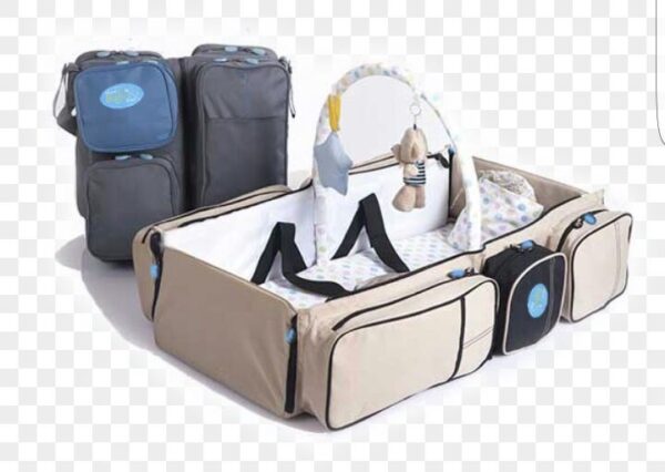 GANEN BABY BED & BAG WITH NET AND TOY RING
