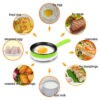 MINI ELECTRIC FRYING PAN WITH EGG BOILER - Image 2