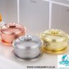 MULTI-USE STAINLESS STEEL COLANDER/FOOD STRAINER/COLANDER WITH LID AND PLATE