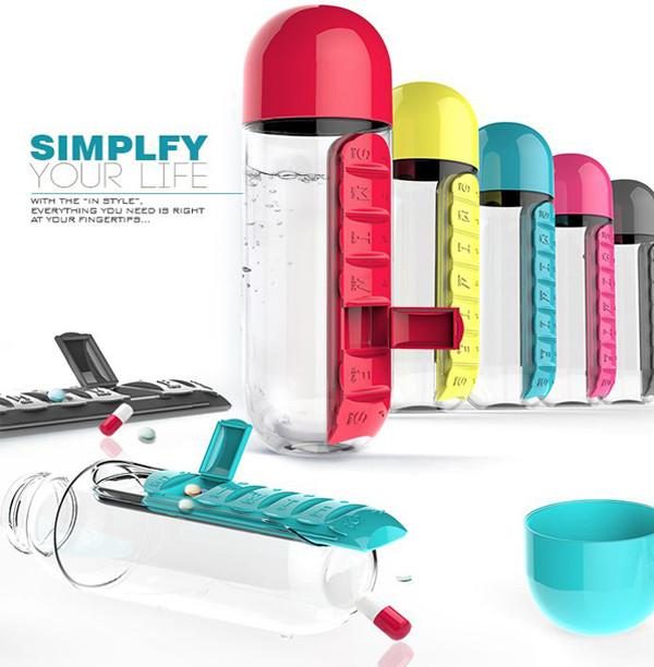PILL & VITAMIN ORGANISER BOTTLE