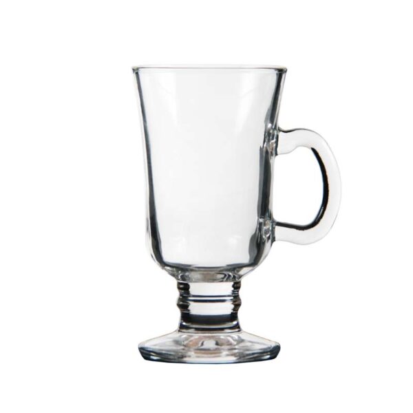 REGENT 6PC FOOTED GLASS MUG WITH HANDLE (240ML) - Image 3