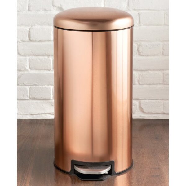 STAINLESS STEEL DUST BIN COPPER (TH)