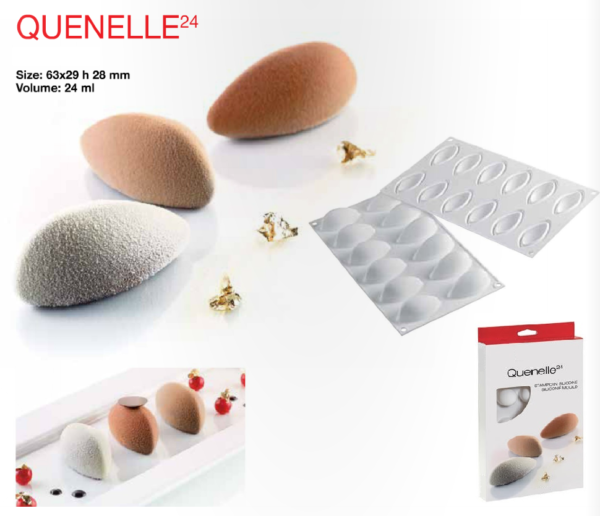 STAMPO SILICONE QUENELLE MOULD - Image 3