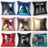 TWO TONE SEQUIN CUSHION