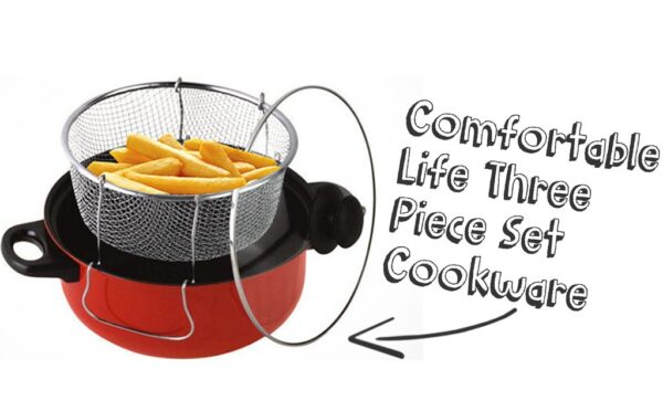 3PC STEAMER COOKER FRIER - Image 2