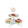 3TIER CUPCAKE STAND CHROME - Image 2