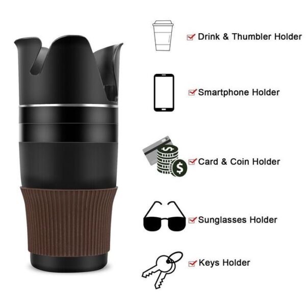 5IN1 CHAANE AUTO MULTI CUP HOLDER