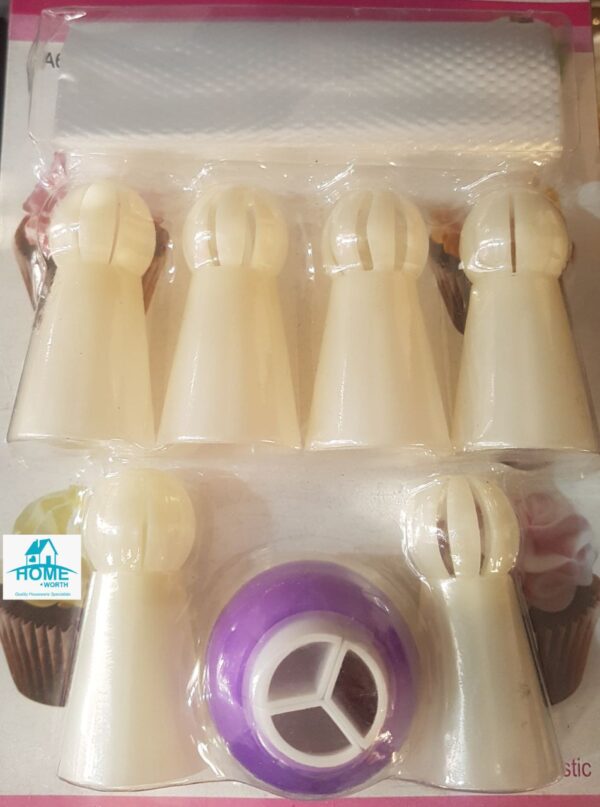 8PC RUSSIAN NOZZLES COUPLER PIPING BAG