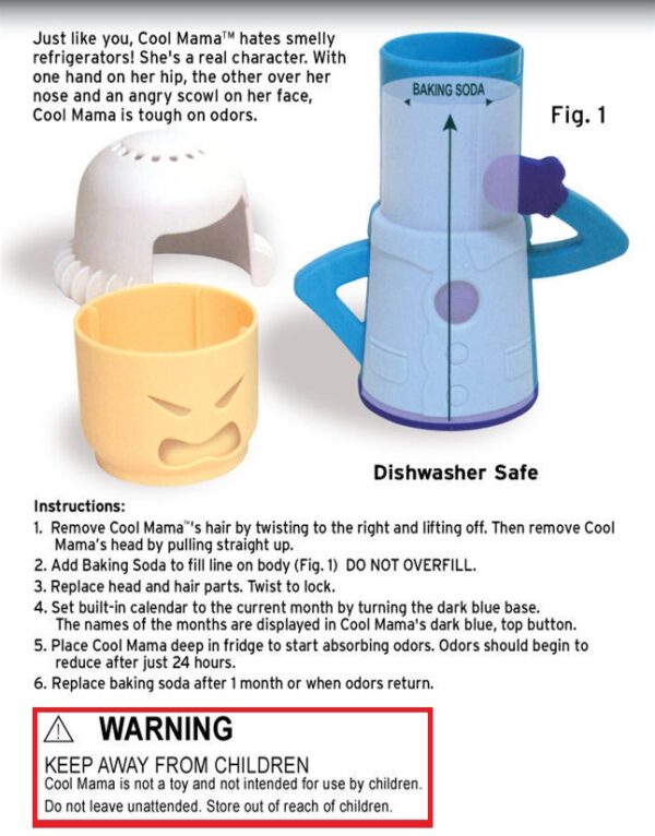 COOL MAMA FRIDGE DEODORIZER - Image 4