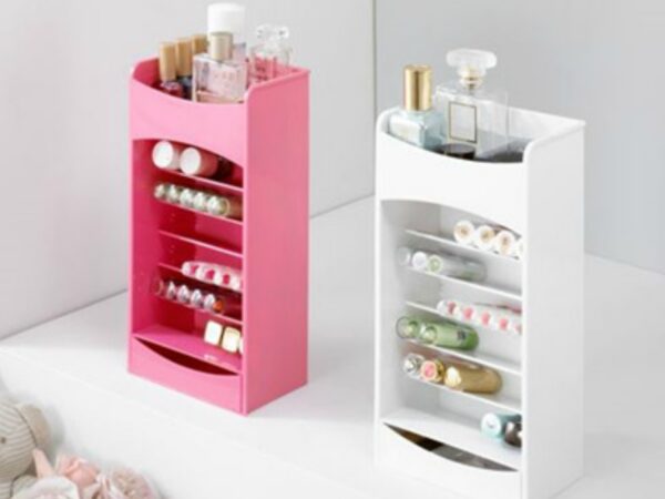 LIPSTICK & NAIL POLISH ORGANIZER SHELF