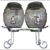 DOUBLE GLASS BEVERAGE DISPENSER WITH RACK - Image 2