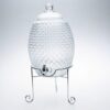 GLASS PINEAPPLE BEVERAGE DISPENSER WITH RACK - Image 2