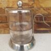 GLASS SUGAR JAR WITH SPOON