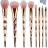 MAKEUP BRUSH SET-8PC-UNICORN ROSE GOLD - Image 2