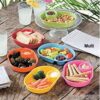 MELAMINE 4PC OVAL SNACK DISH SET