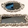 PEWTER TRAY WITH MIRROR