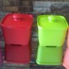 MELAMINE SQUARE STORAGE BOWL WITH LID