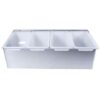 STAINLESS STEEL COMPARTMENT CONDIMENT SERVER - Image 3