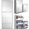 FIVE DOOR DOUBLE CAPACITY MIRROR SHOE CABINET - FINE LIVING - Image 7