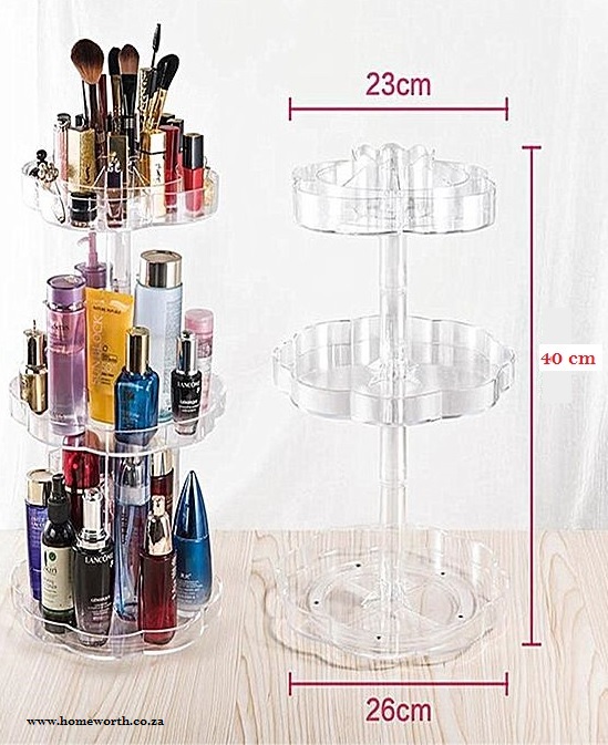360º ROTATING COSMETIC HOLDER - 3D ROTATING FRAME - Image 2