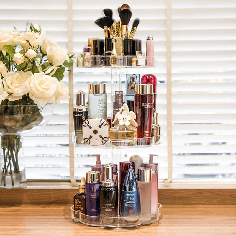 360º ROTATING COSMETIC HOLDER - 3D ROTATING FRAME