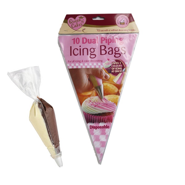 10 DISPOSABLE DUAL ICING BAGS Home Worth