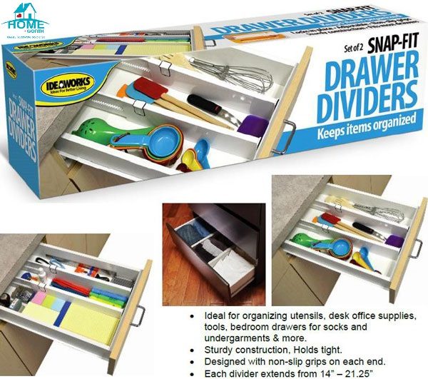 SNAP-FIT SET OF 2 DRAWER DIVIDERS - Image 2