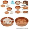 COPPER CHECKERBOARD CAKE ROUND PAN - Image 2