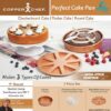 COPPER CHECKERBOARD CAKE ROUND PAN