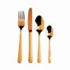 16PC ROSE GOLD CUTLERY SET