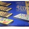 CHESS MAGNETIC 5-IN-1 GAME SET