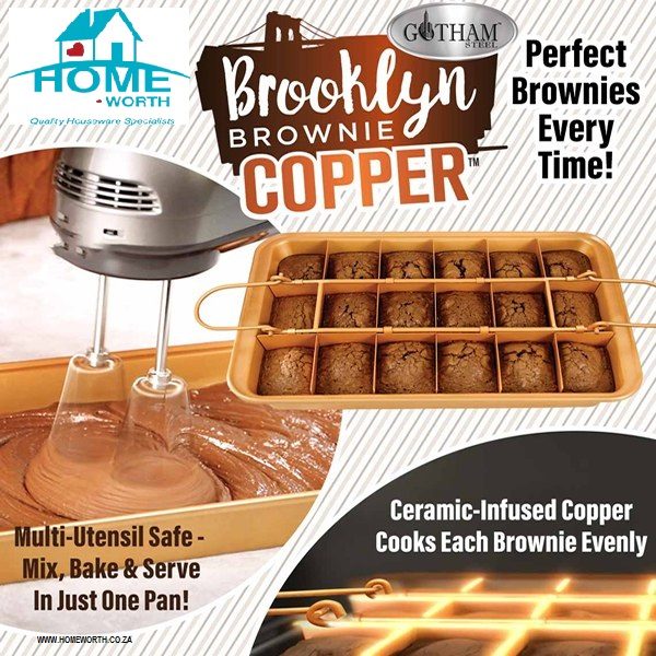 COPPER BROWNIE PAN