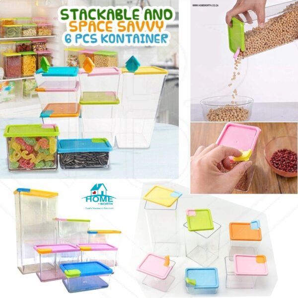 POCKET BLOCK CONTAINER 6PC SET - Image 3