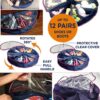 SHOE GO ROUND 12 PAIR CLOSET ORGANIZER - Image 2